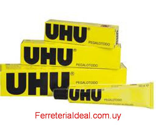 Adhesivo universal "UHU" origen aleman multiuso transparente